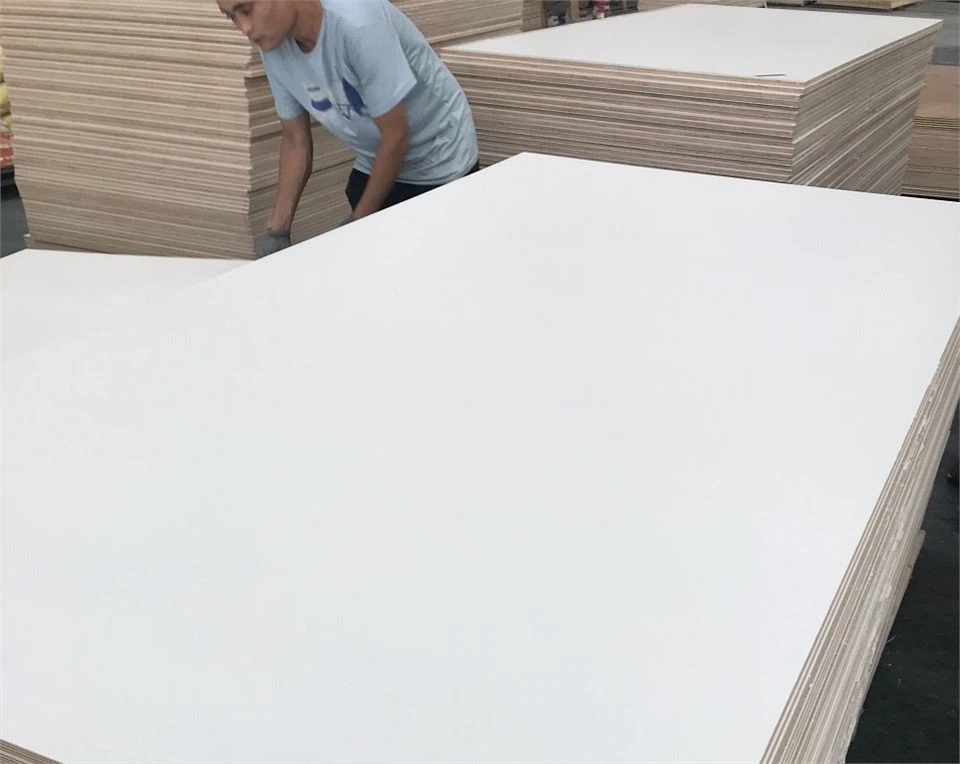 3mm einseitig warmweißes Melamin MDF