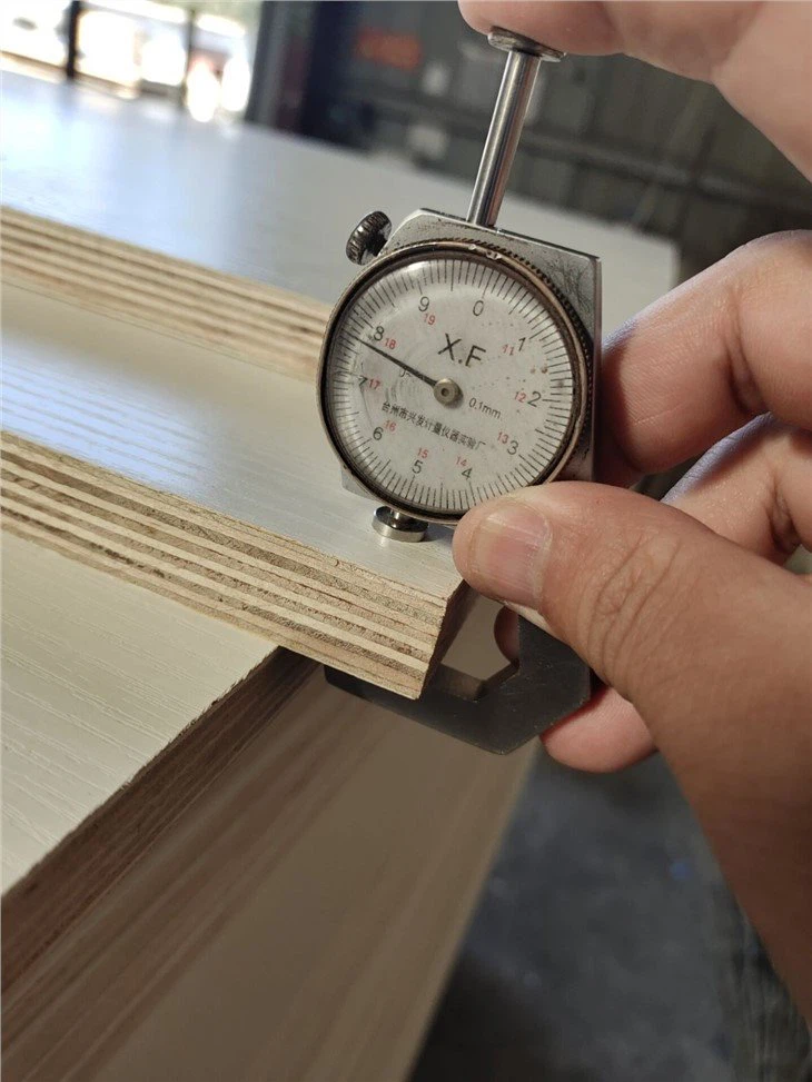 Warm white melamine combi  plywood
