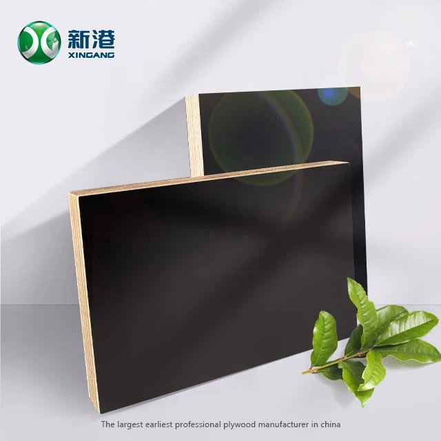 High Quality 18mm Laminated Plywood Black Film Faced Plywood