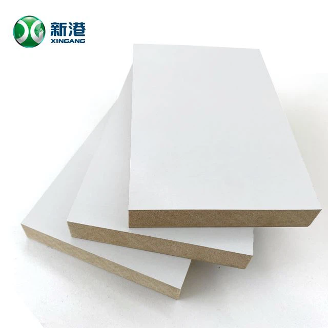 Manufacturer Fibreboard Mdf High Quality Cheap MDF 18mm MDF Of White Melamine Fibreboards