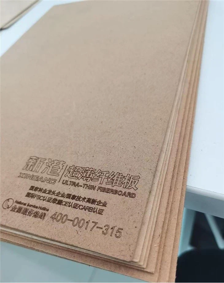 Ultra Thin Fiberboard 0.8mm-8mm
