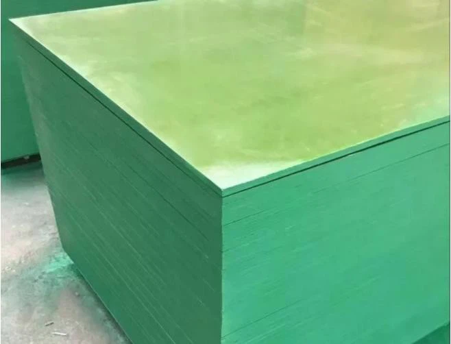 Green Color Plastice Pvc Faced Plywood